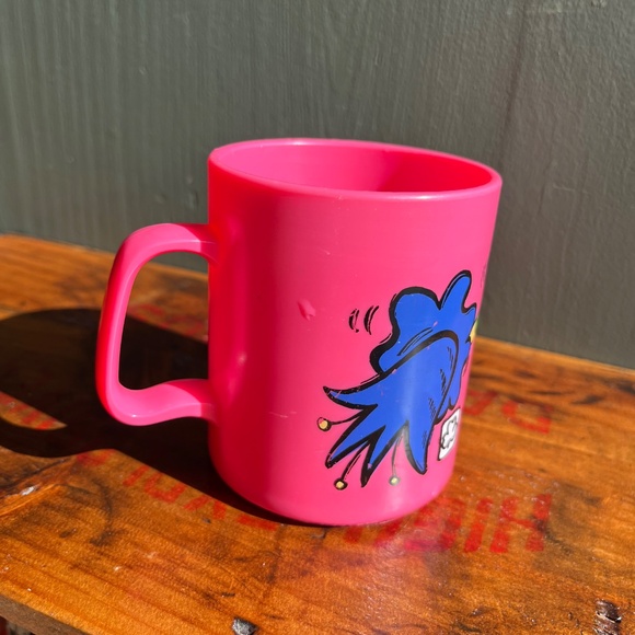 Vintage 90s Girl Guides / Sparks Pink Plastic Cup - Picture 3 of 6